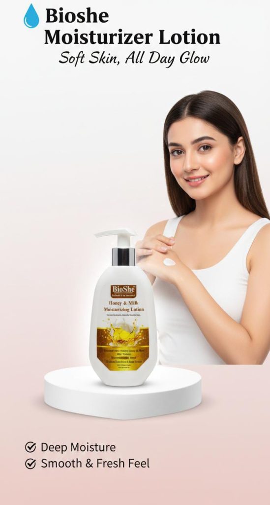 Bioshe Honey & Milk Moisturizer Lotion